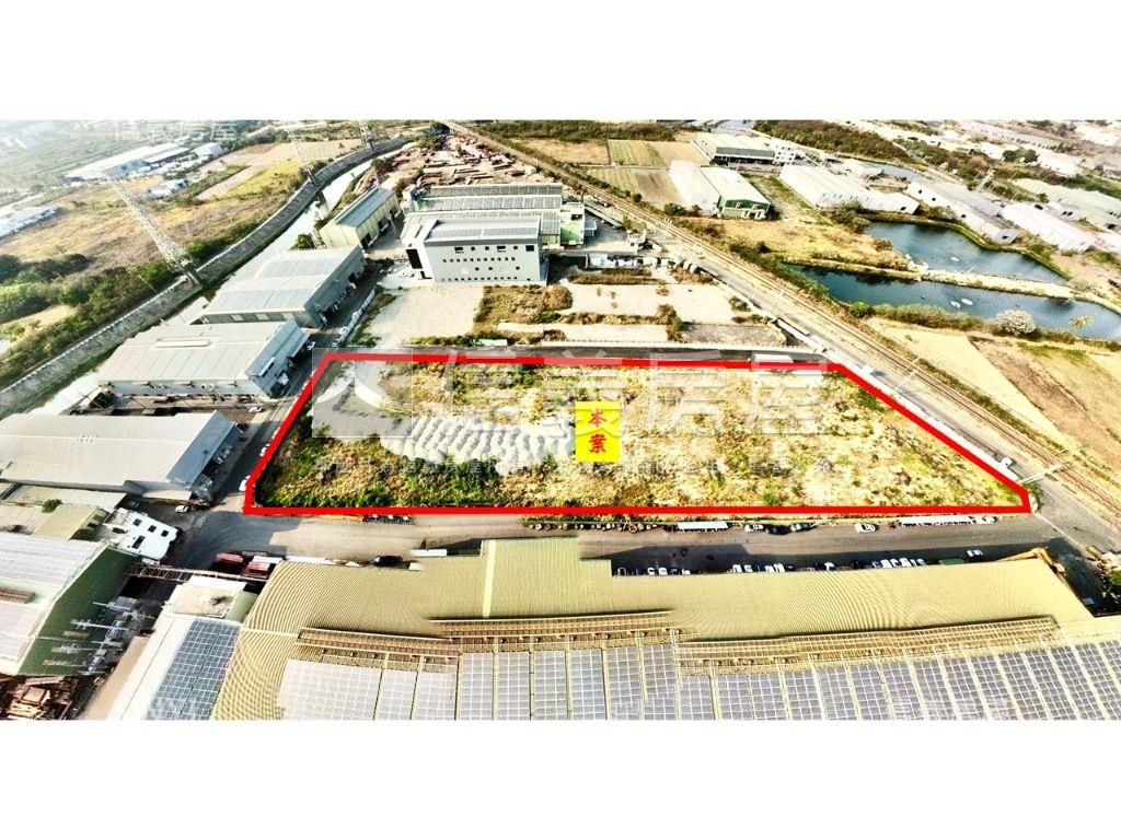 岡山為隨四千坪丁工業地房屋室內格局與周邊環境