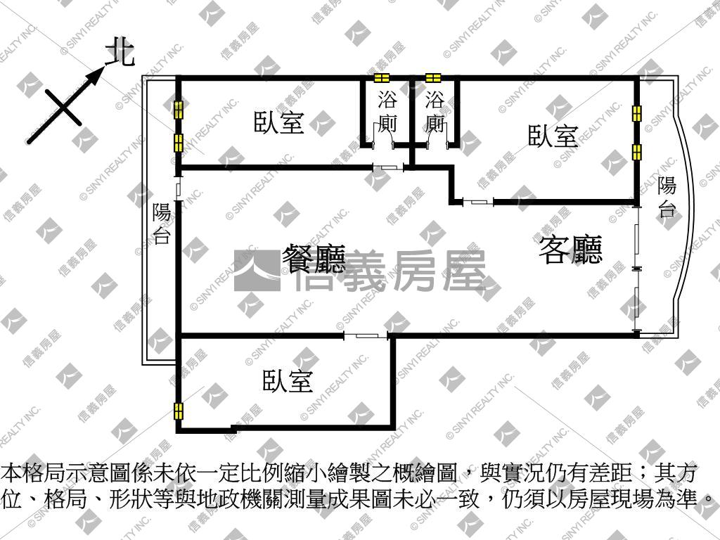 賓士歐風大三房房屋室內格局與周邊環境