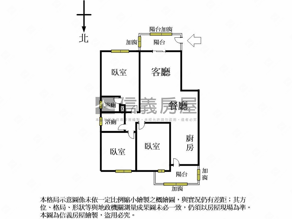 太子建設觀月樓三房美屋房屋室內格局與周邊環境