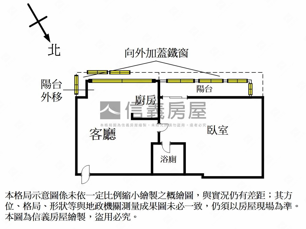 採光河景陽台電梯房房屋室內格局與周邊環境