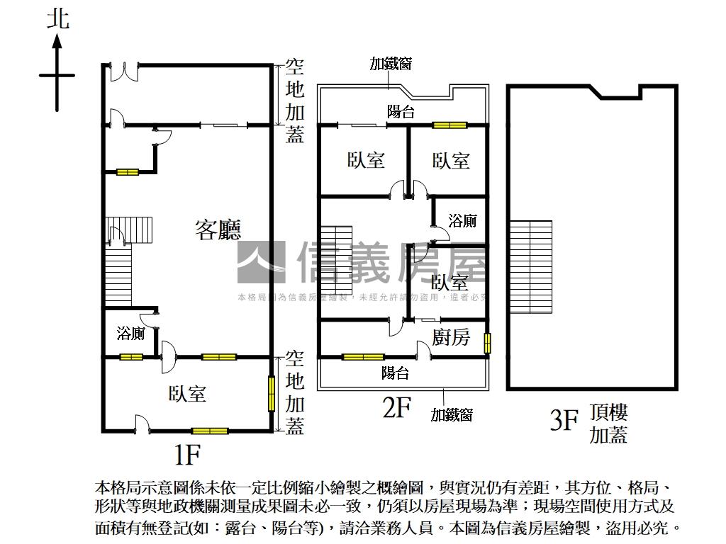 西區大同街大面寬庭院透天房屋室內格局與周邊環境