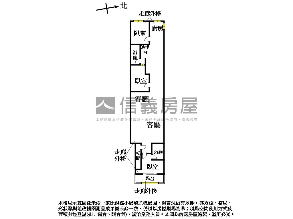 淡水原德路二樓美寓房屋室內格局與周邊環境