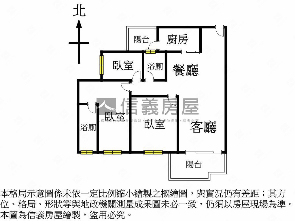 舒適精裝潢三房平車美宅房屋室內格局與周邊環境