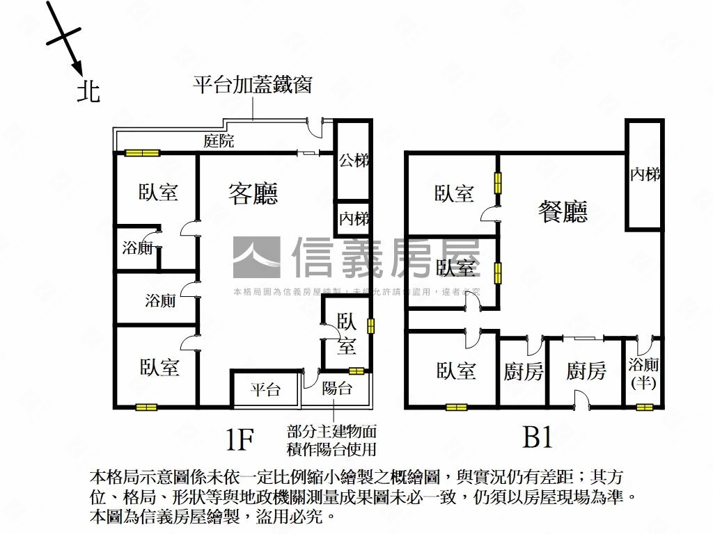 富貴街稀有六房美屋房屋室內格局與周邊環境