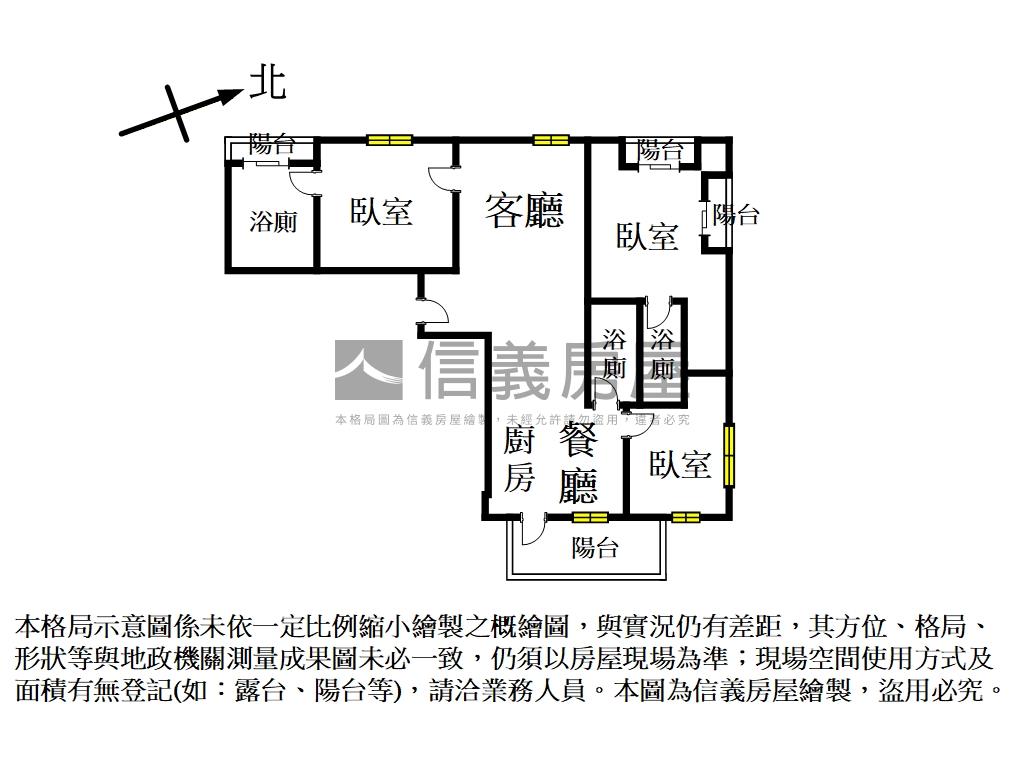 長野米蘭精裝三房車位房屋室內格局與周邊環境