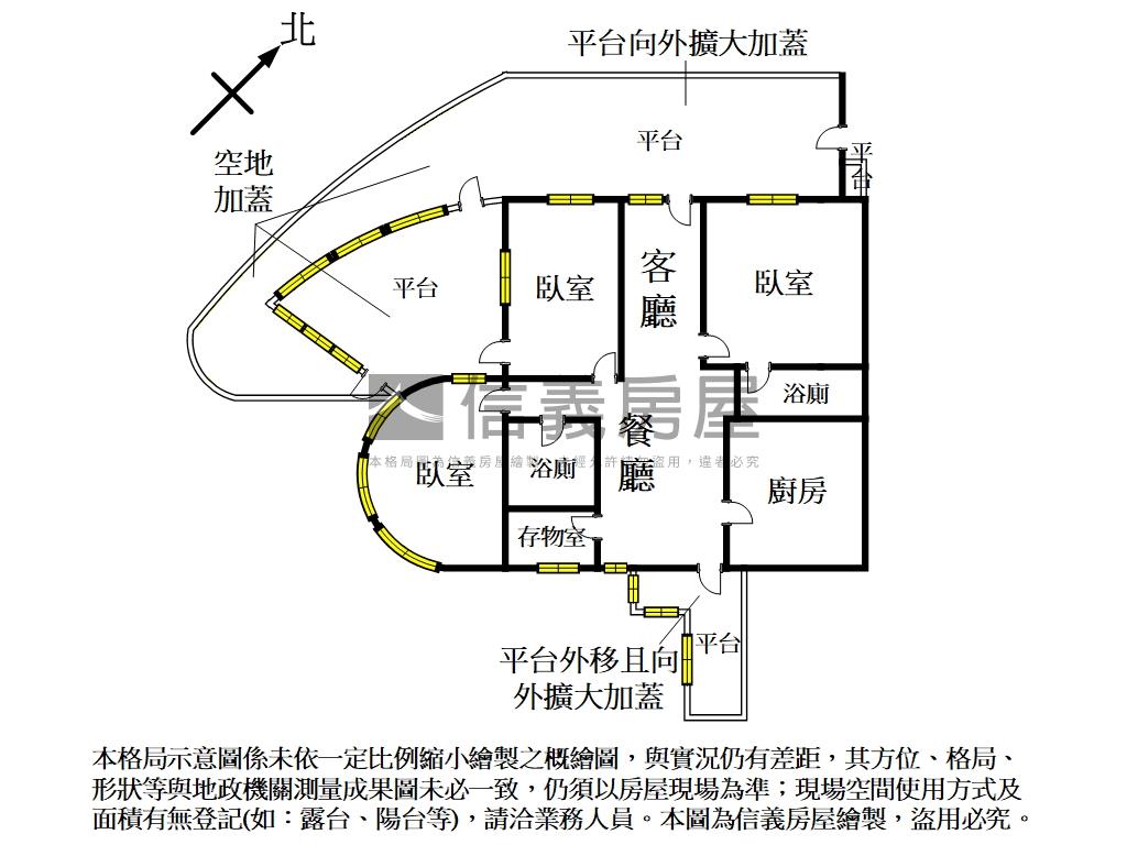 天母庭院戶－專任房屋室內格局與周邊環境