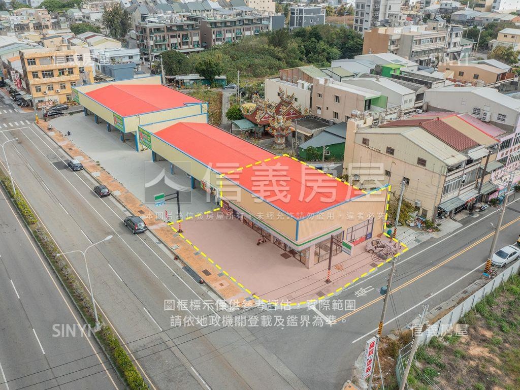 臨約３０米省道三角窗店面房屋室內格局與周邊環境