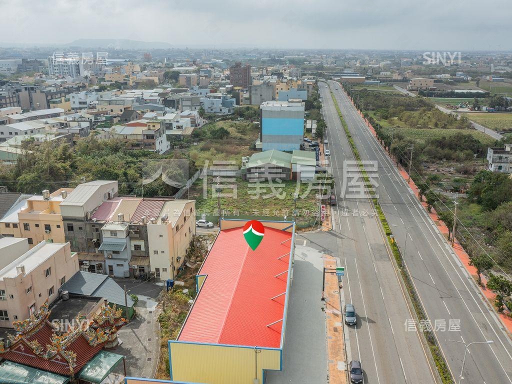 臨約３０米省道三角窗店面房屋室內格局與周邊環境