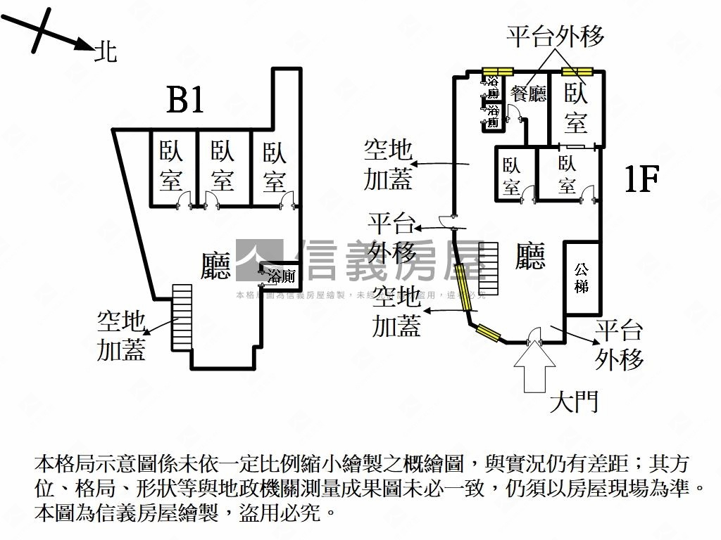 廣慈大空間一樓房屋室內格局與周邊環境