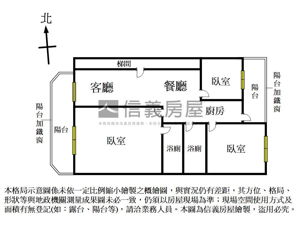 捷運旁雙商圈文心凱旋三房房屋室內格局與周邊環境