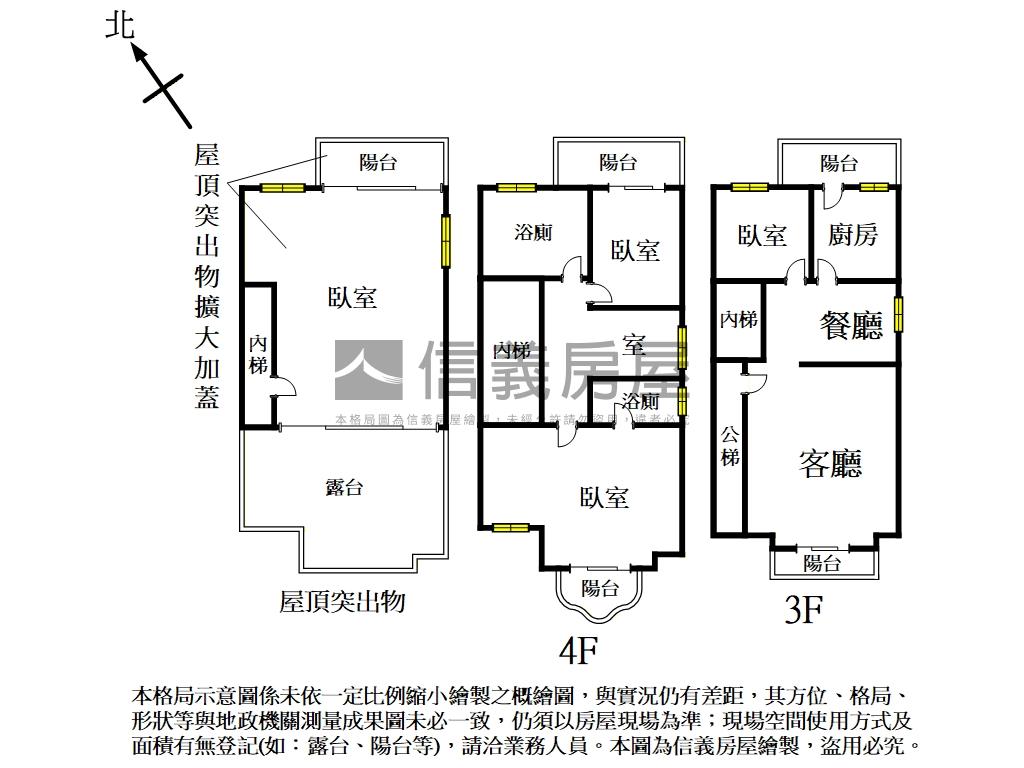 眺望１０１邊間明亮清幽房屋室內格局與周邊環境