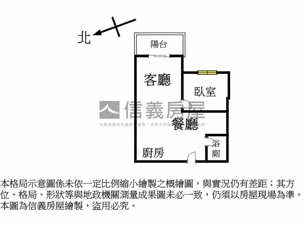 微笑雲品優雅質感一房一衛房屋室內格局與周邊環境