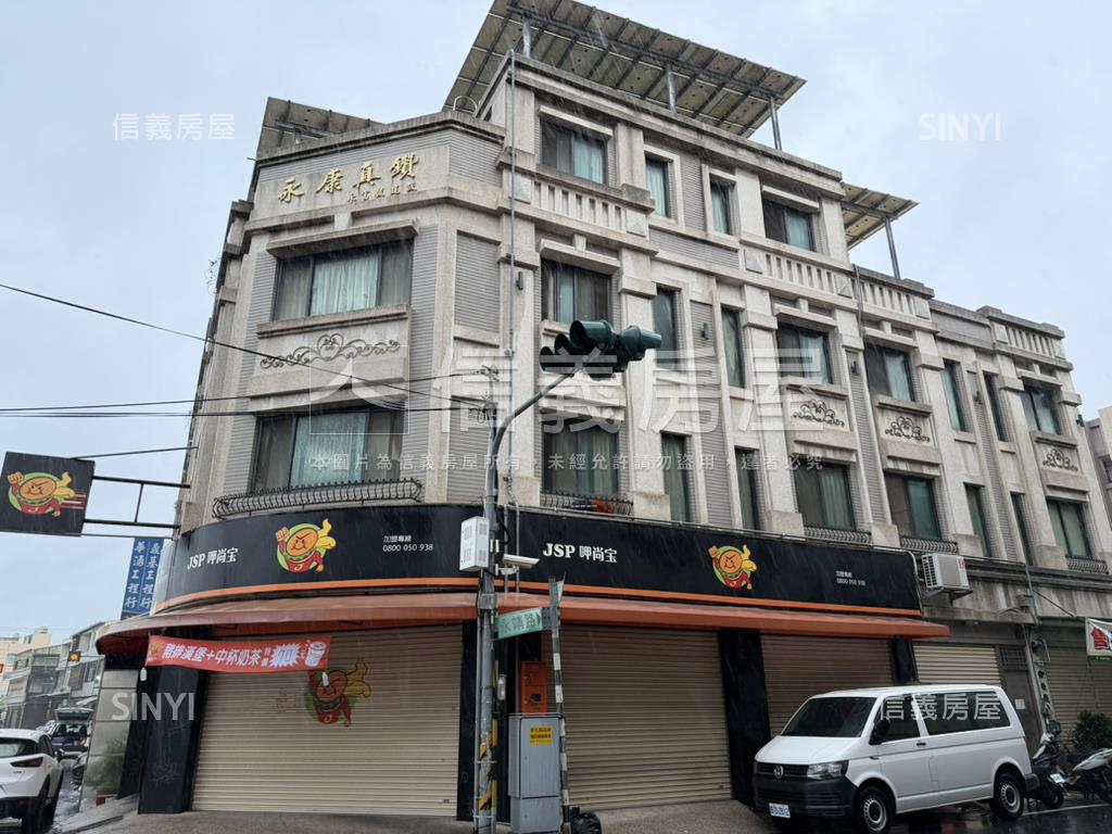 鹿港市區震後三角窗雙併透房屋室內格局與周邊環境