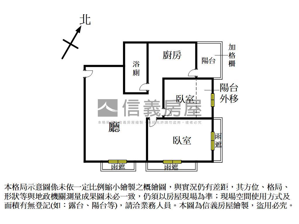 北區中國醫機能兩房平車房屋室內格局與周邊環境