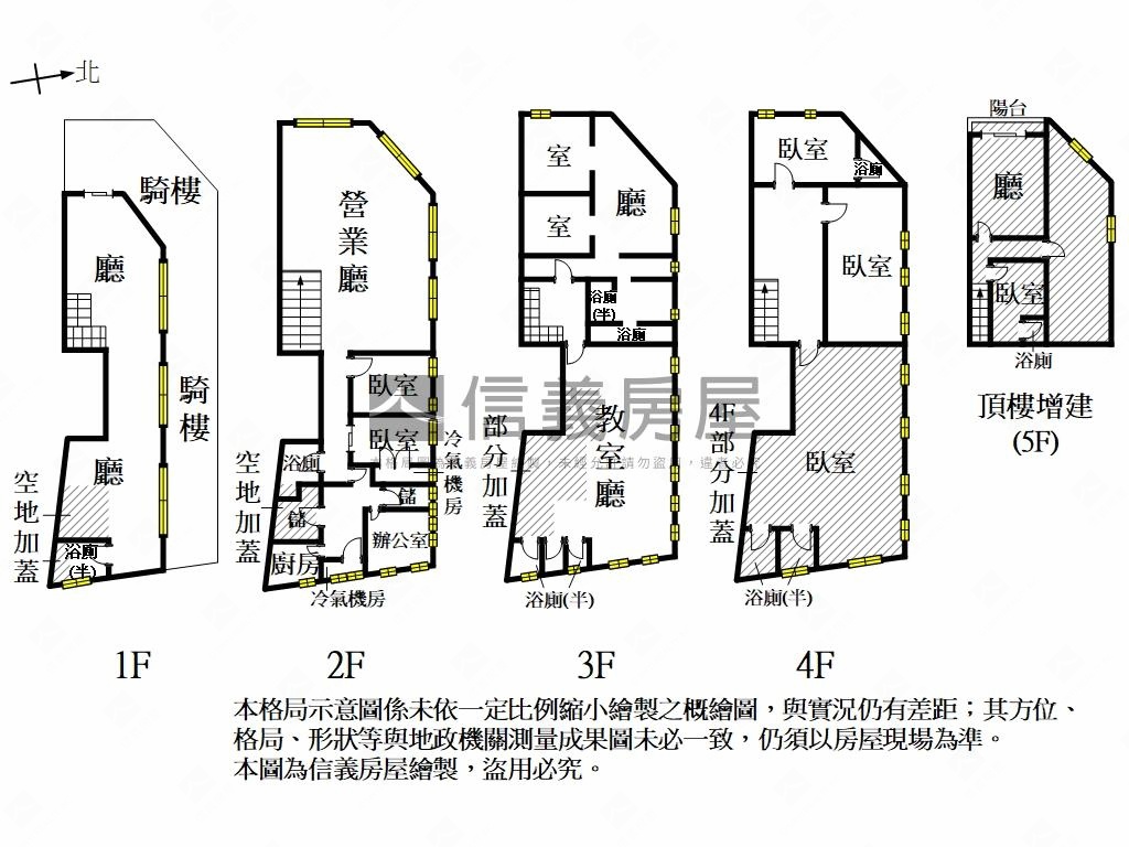 西門有愛百坪角窗店面房屋室內格局與周邊環境