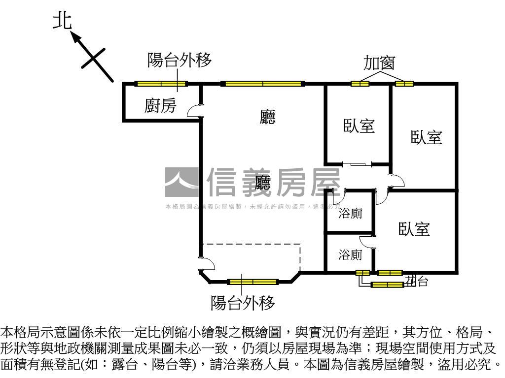 凱薩風景園邸三房車位！房屋室內格局與周邊環境