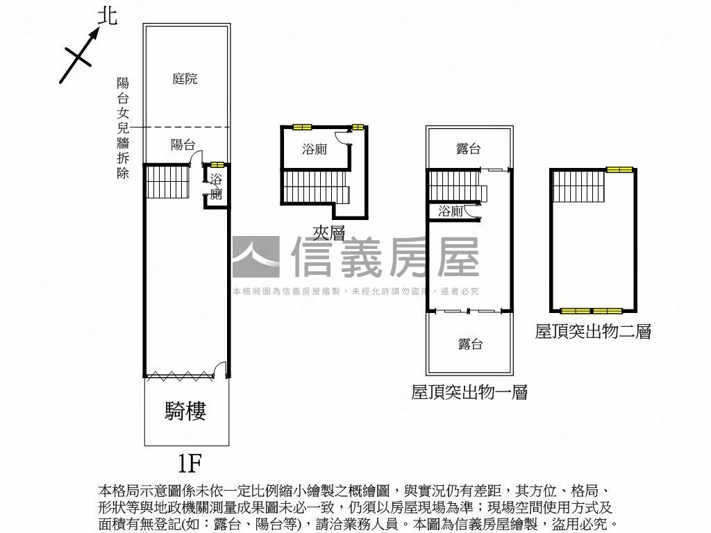 宏國大央北黃金透天店面房屋室內格局與周邊環境
