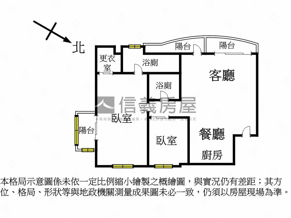 坪頂電梯高樓採光２房雙衛房屋室內格局與周邊環境