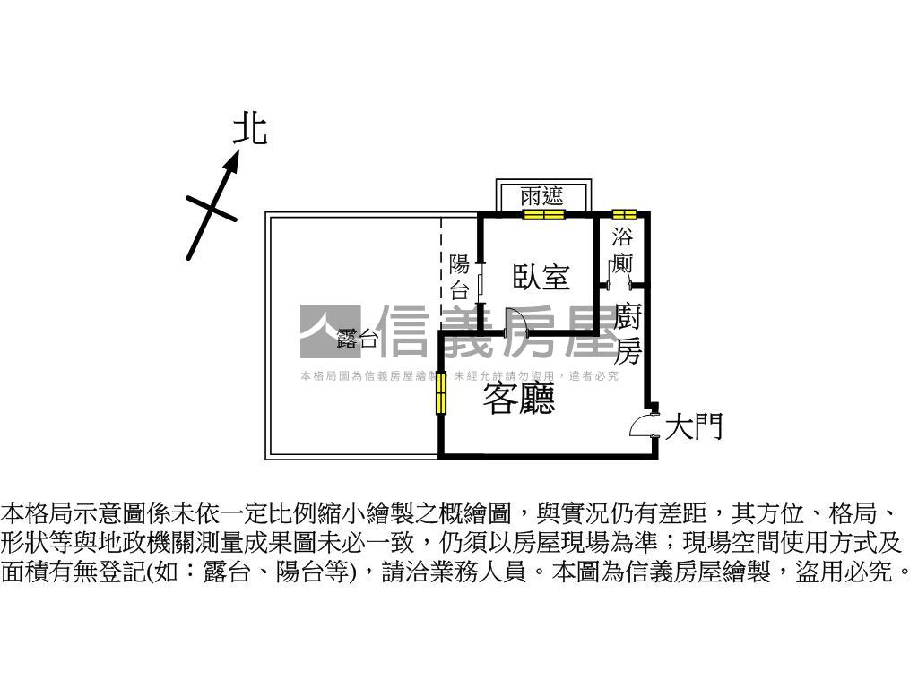 金之邸露臺戶美屋房屋室內格局與周邊環境