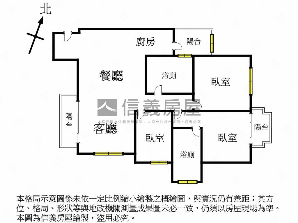 宏台敦旭大墩學區三房平車房屋室內格局與周邊環境
