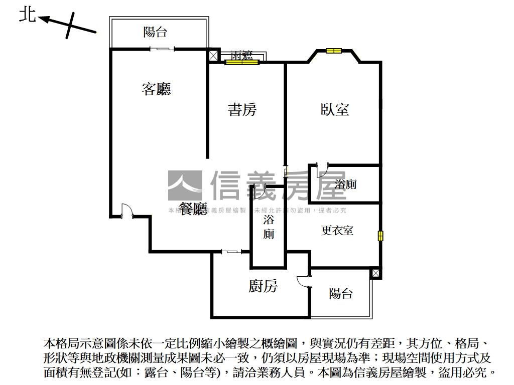 富貴莊園設計美宅頂樓戶房屋室內格局與周邊環境