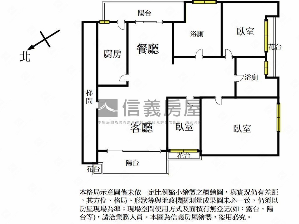 凱悅宮廷三房車位房屋室內格局與周邊環境