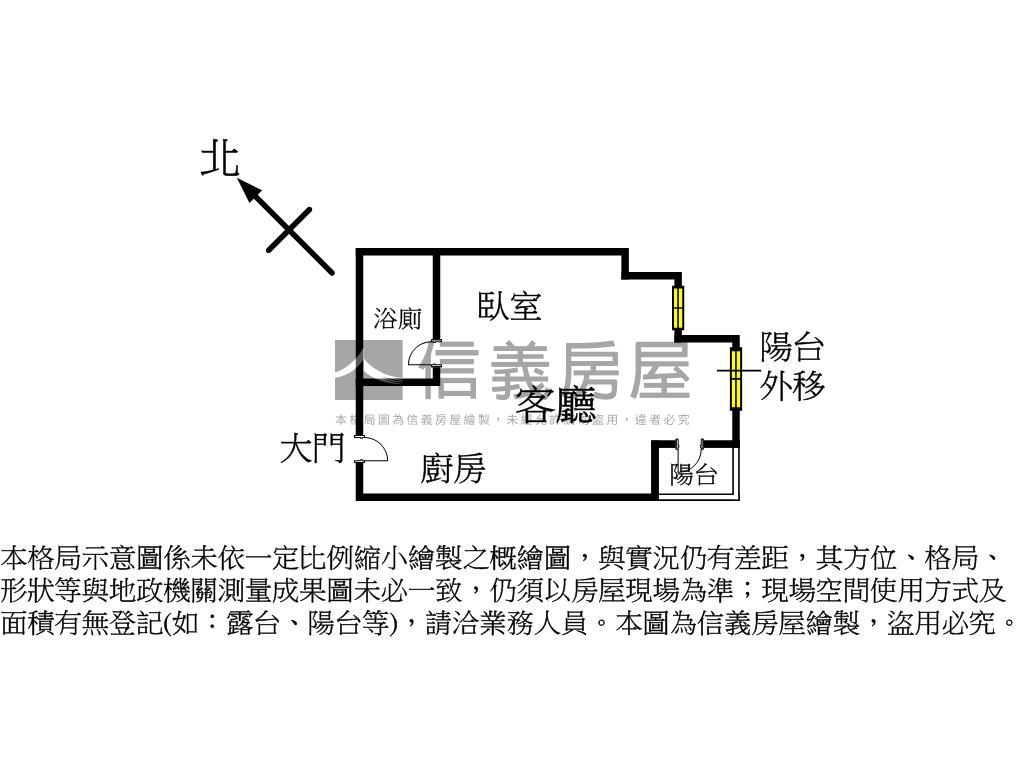 康朵時尚裝潢小宅Ｂ１平車房屋室內格局與周邊環境