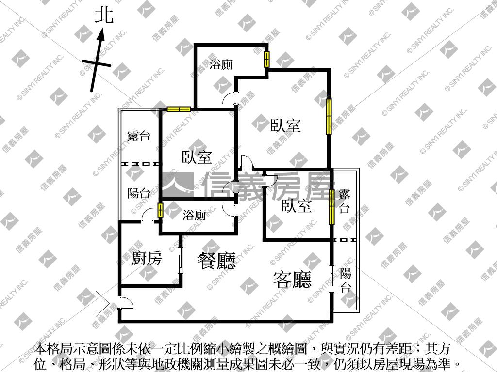 近中科水湳精裝３房平車房屋室內格局與周邊環境