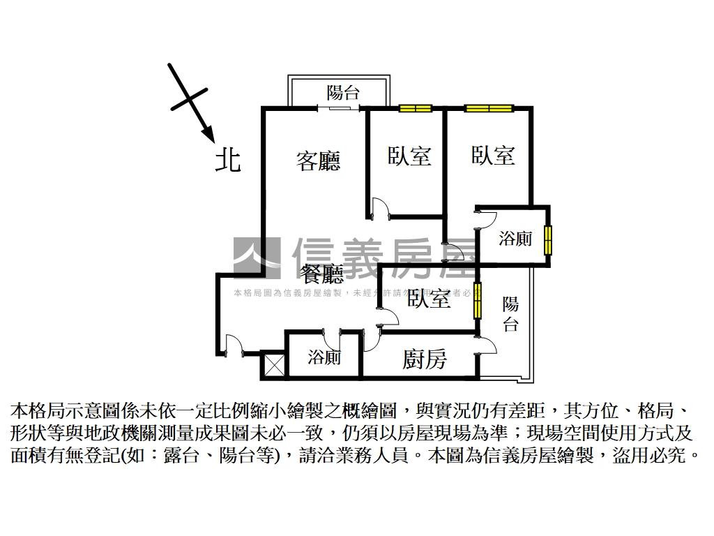 ★潤泰央北頂尖３房車位房屋室內格局與周邊環境