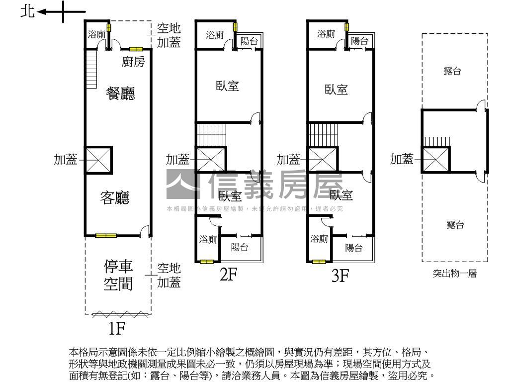 富春路全新臨路透店Ａ房屋室內格局與周邊環境