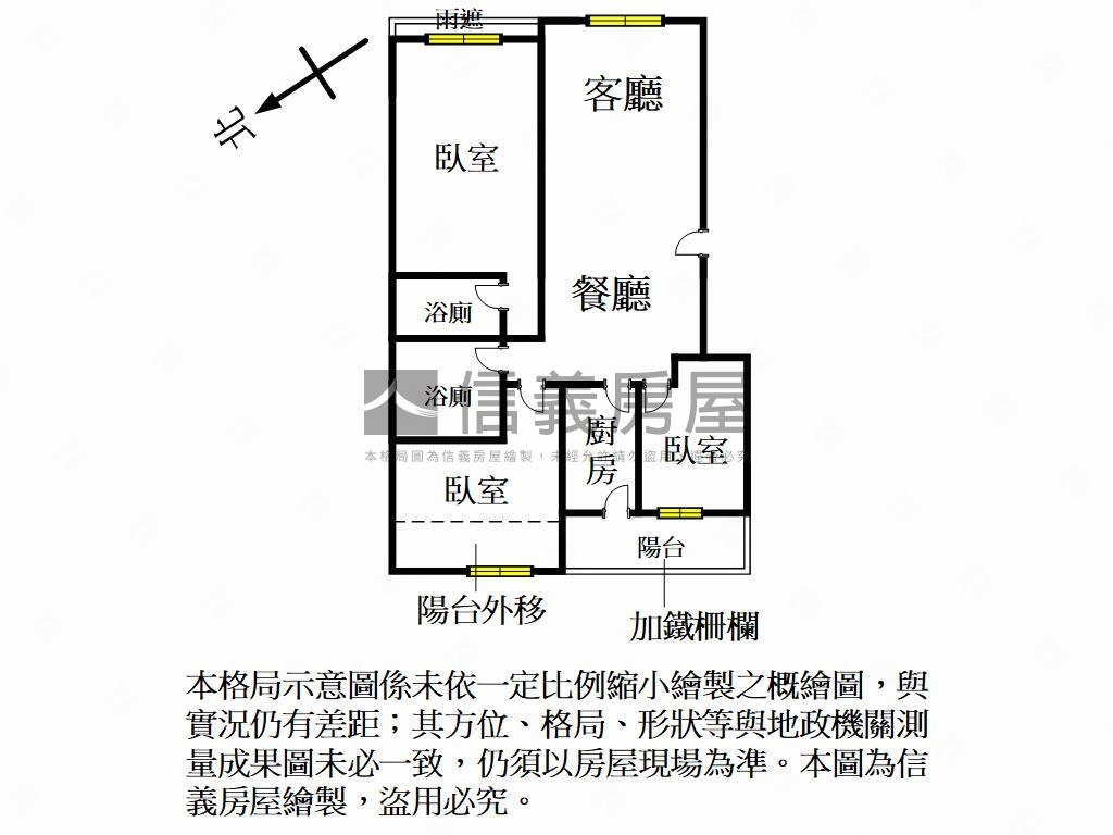藝文漂亮社區明亮三房車位房屋室內格局與周邊環境