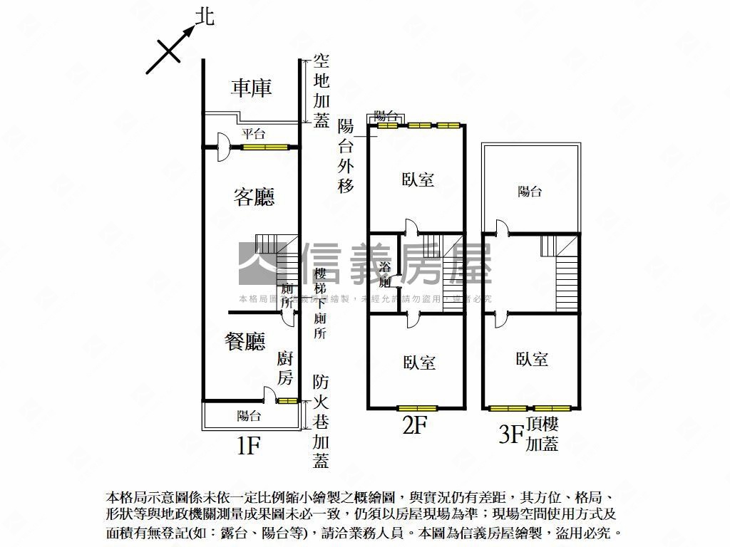 專任東興國小旁車庫透天房屋室內格局與周邊環境