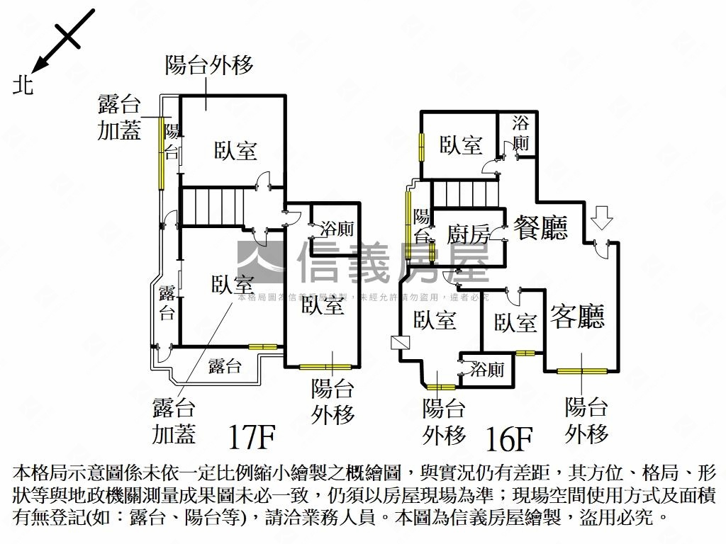 捷運電梯樓中樓２車位邊間房屋室內格局與周邊環境