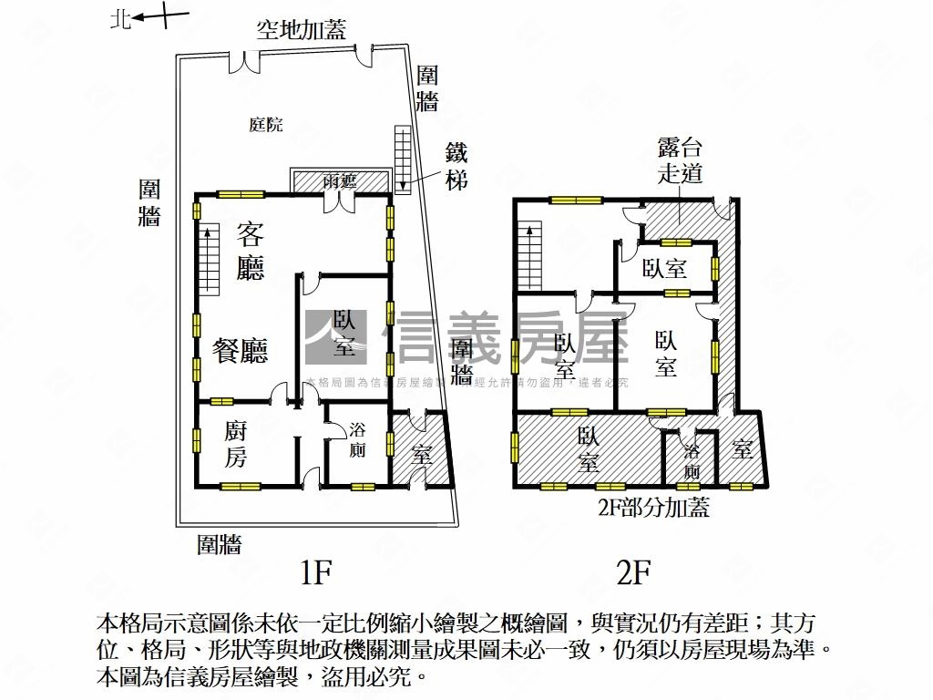 五妃大庭院透天古厝房屋室內格局與周邊環境