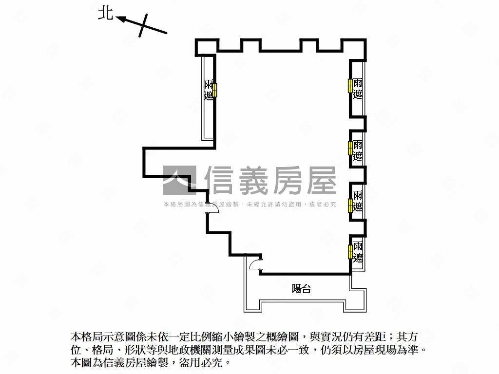 台北仰望景觀大樓房屋室內格局與周邊環境