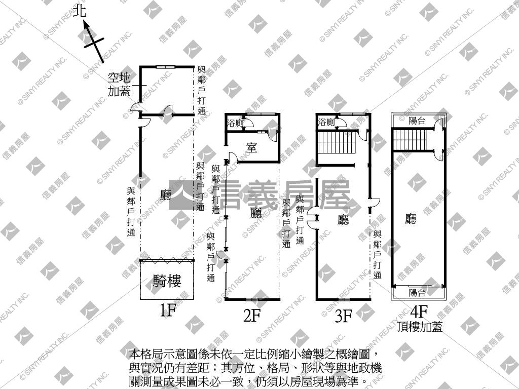 市中心收租美透天房屋室內格局與周邊環境