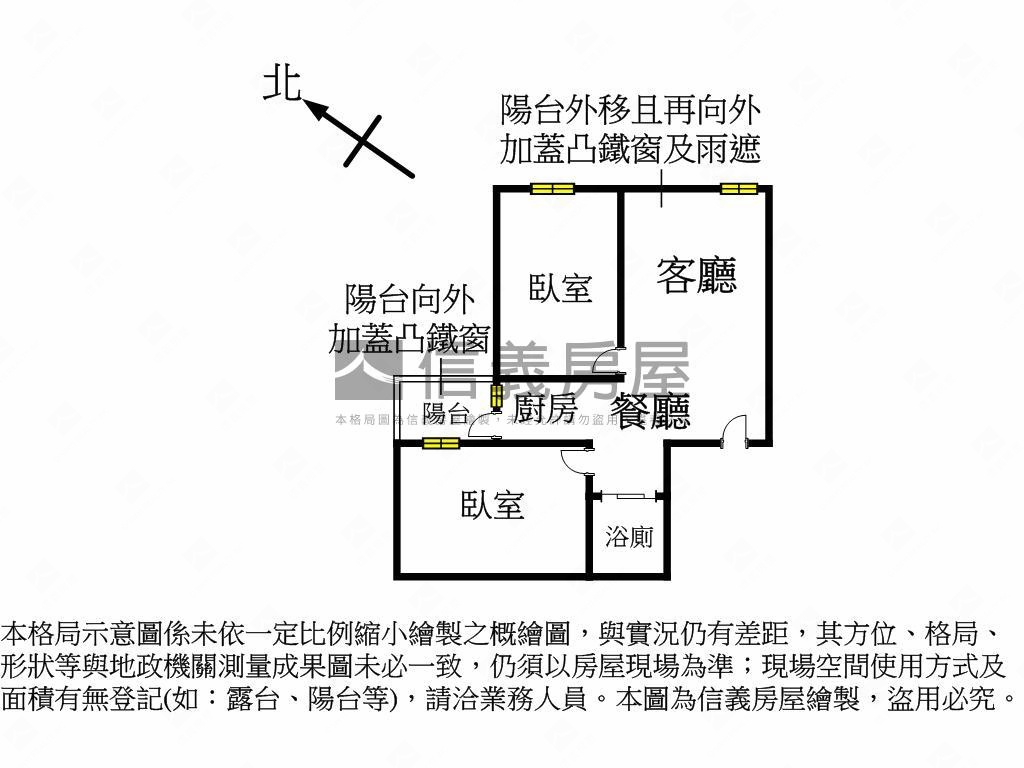 首購裝潢景觀兩房房屋室內格局與周邊環境