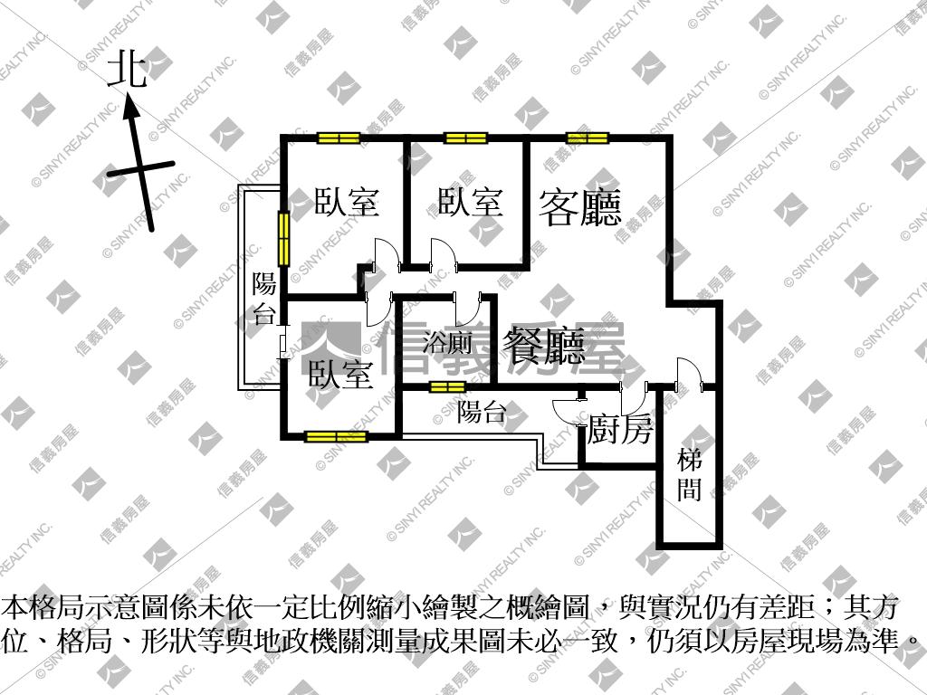 低總價採光邊間三房房屋室內格局與周邊環境