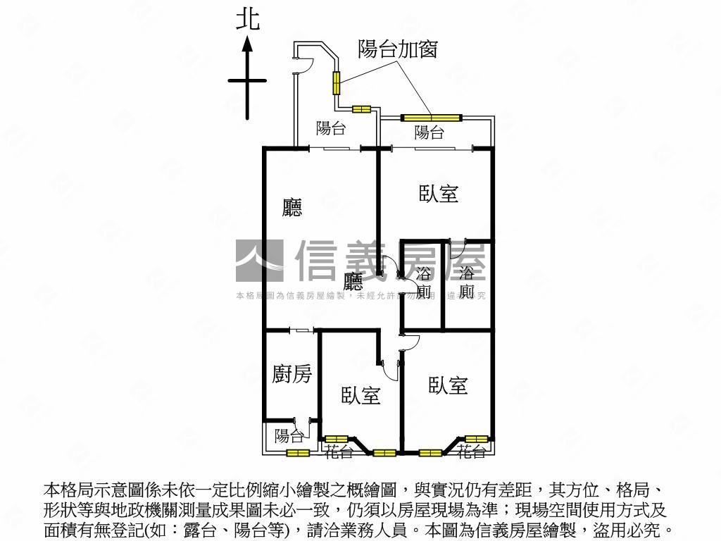 翰陽金墩【專任】三房車位房屋室內格局與周邊環境
