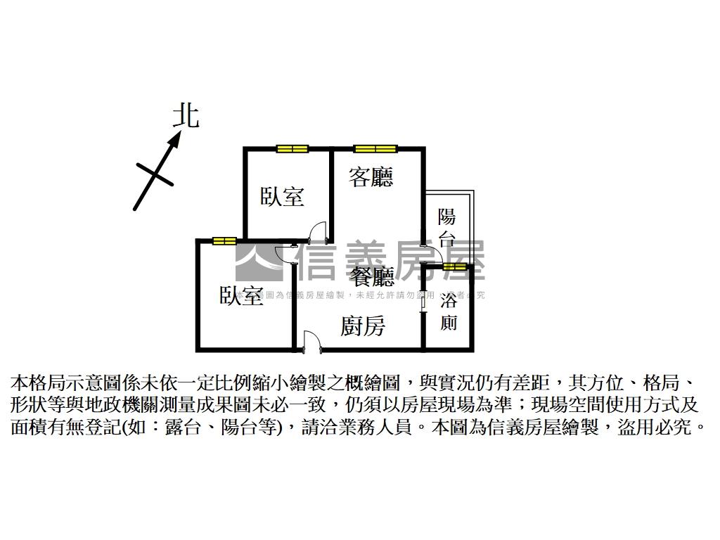 近車站｜瑞典綠洲採光兩房房屋室內格局與周邊環境