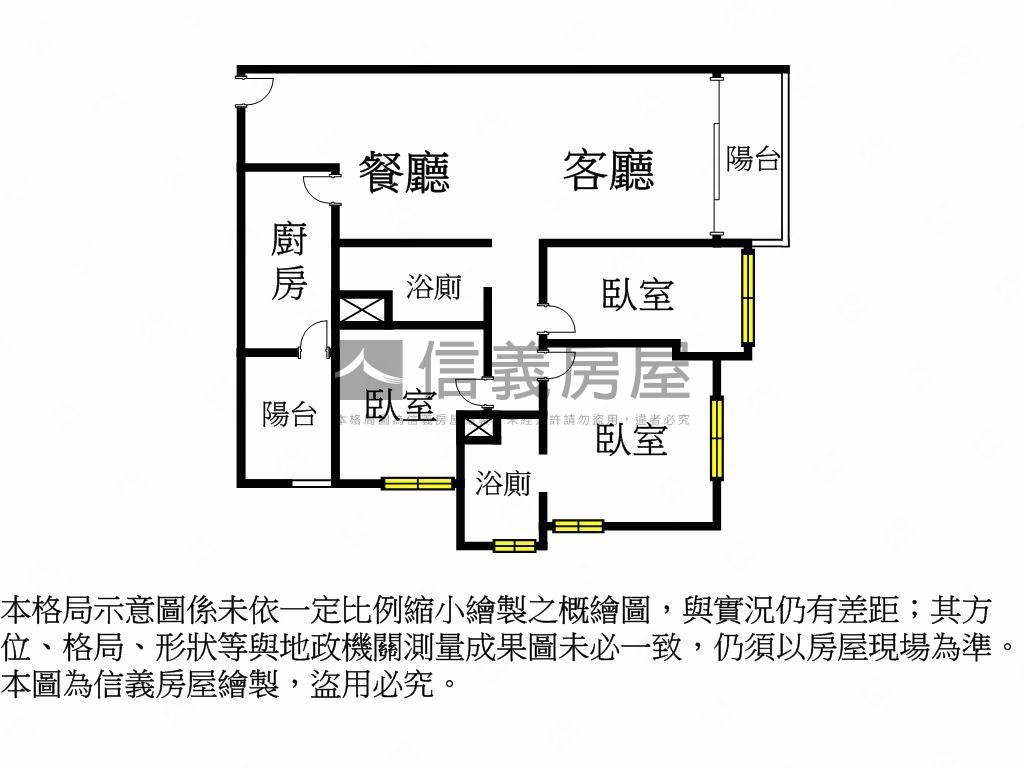 近昌平國小景觀三房車位房屋室內格局與周邊環境