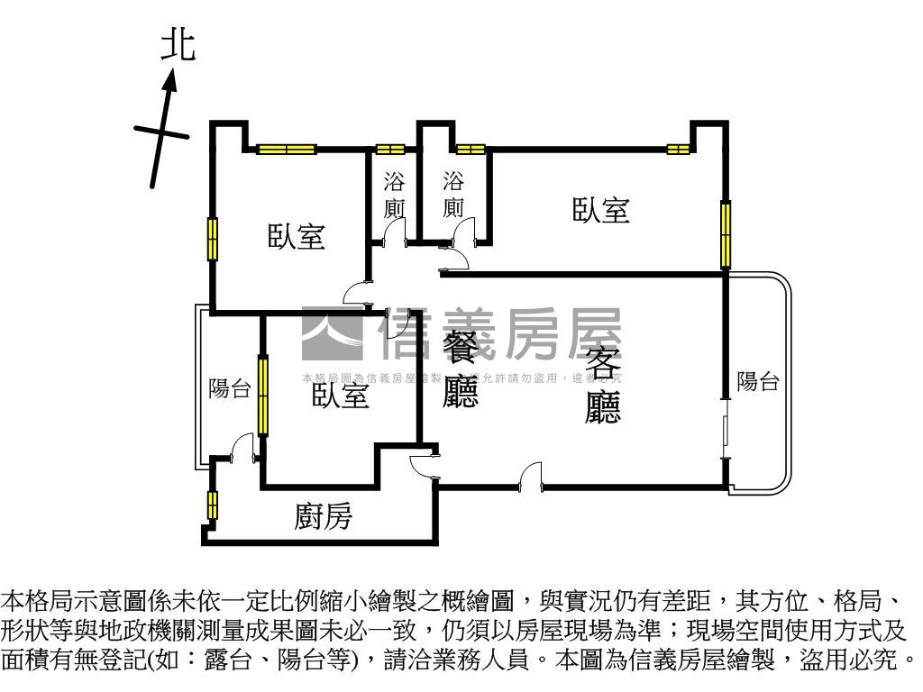 漢寶．３房坡平車位Ｂ房屋室內格局與周邊環境