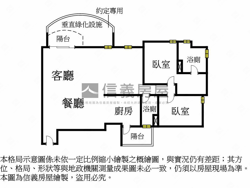 國聚之邑高樓視野雙平車房屋室內格局與周邊環境