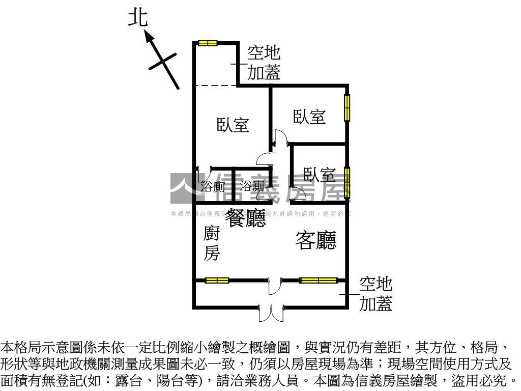 近未來黃線．整新公寓一樓房屋室內格局與周邊環境