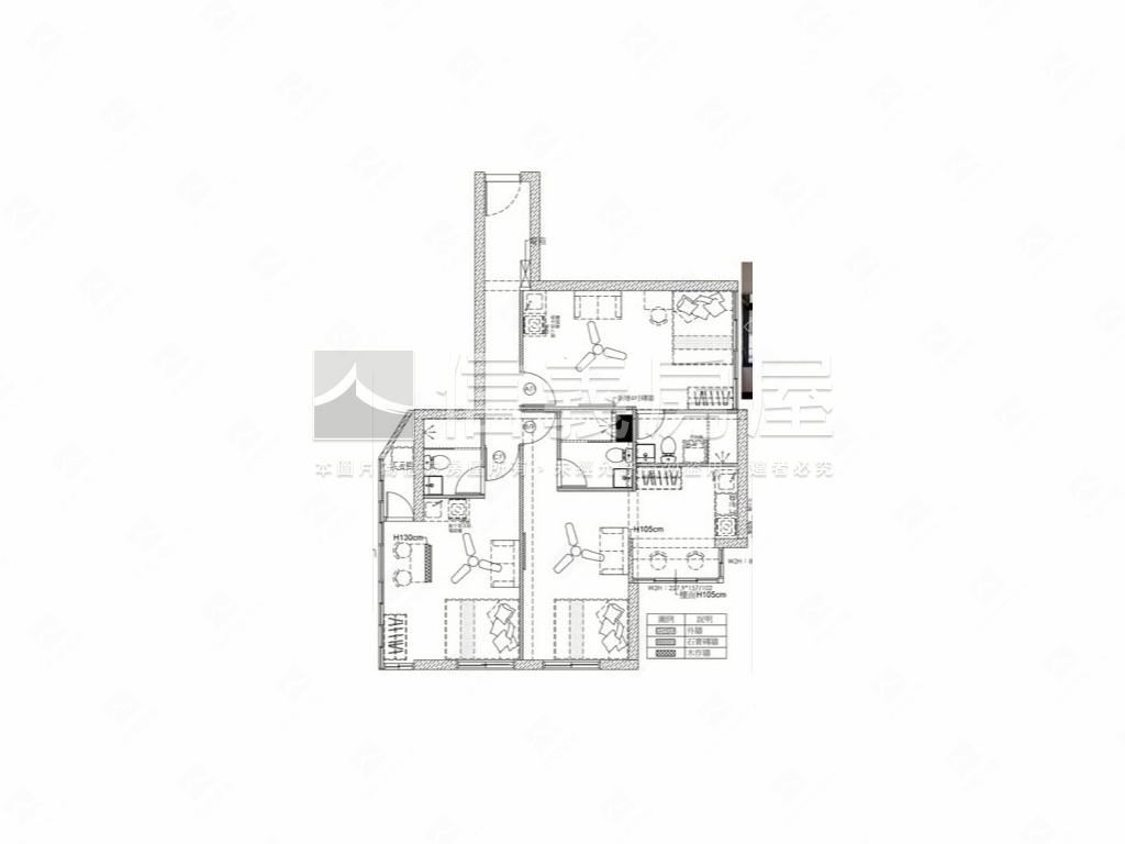 黃金三套房邊間２樓房屋室內格局與周邊環境