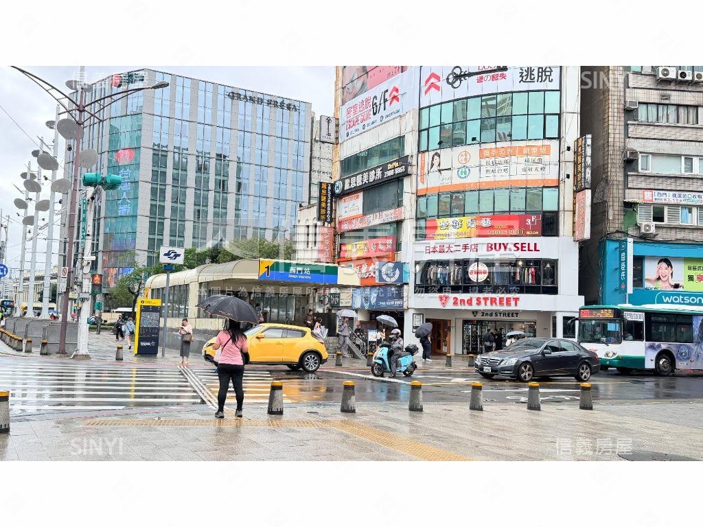 西門捷運口三角窗店辦２房屋室內格局與周邊環境