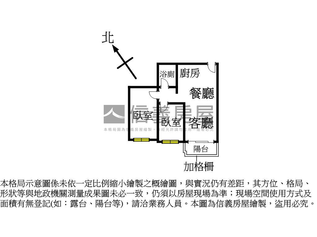 靓★成功商圈旁漂亮兩房讚房屋室內格局與周邊環境