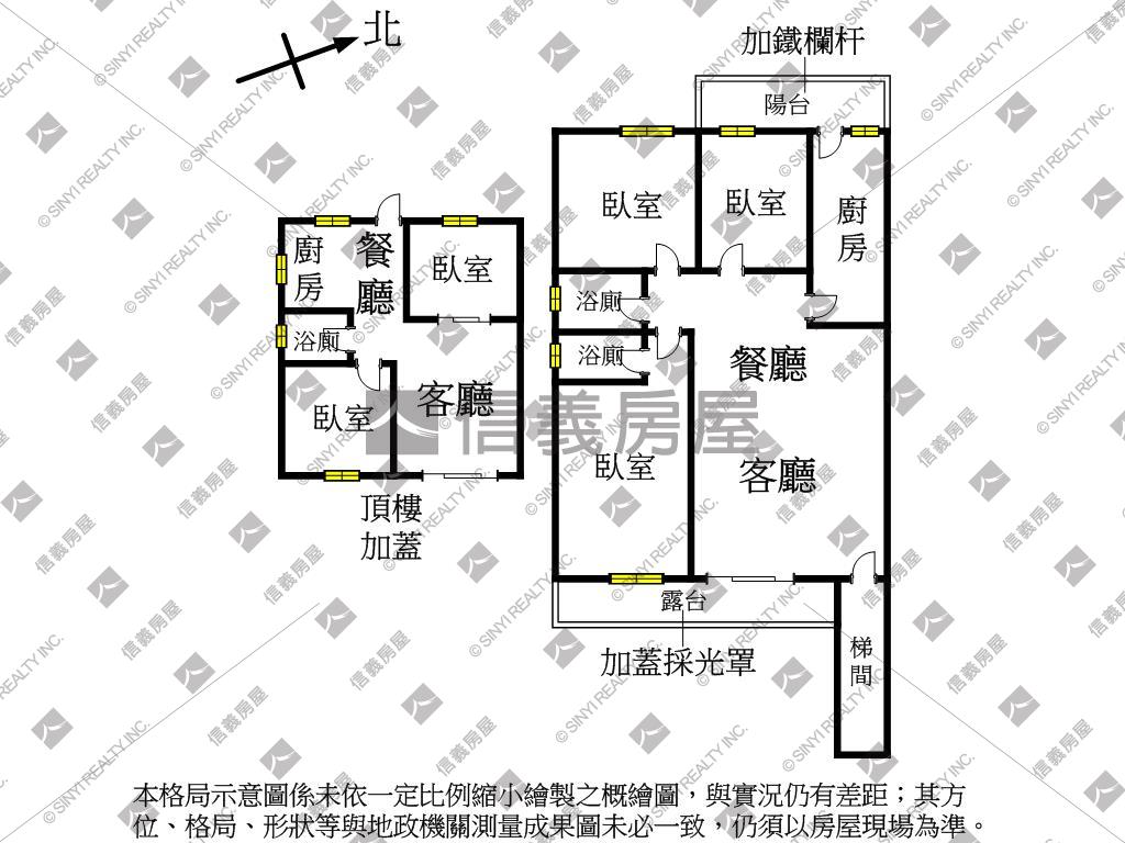 天母磺溪邊間美寓房屋室內格局與周邊環境