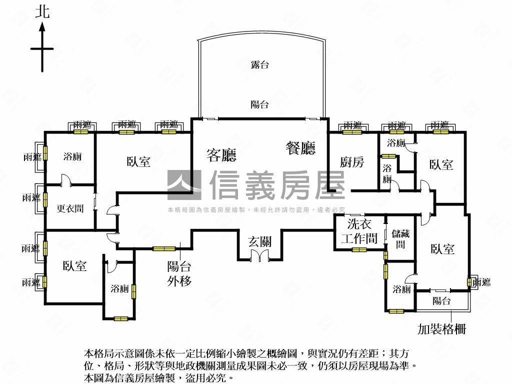 哲園方邸高樓七期美視野讚房屋室內格局與周邊環境