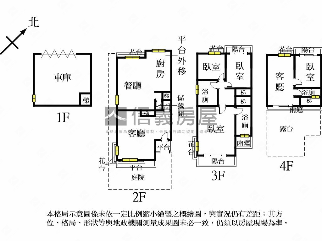 近園區大面寬邊間透天房屋室內格局與周邊環境